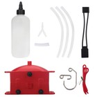 Motorcycle Chain Cleaning Kit Lube Device Brush Bicycle Gear Cleaner Tool Red