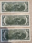 Set Of 3 Error 2017  2 Bills  Misscut Error Notes  Sequential Order  Crisp Uncir