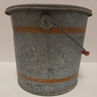 Vintage Falls City No 710 Dylite Float Galvanized Minnow Bucket