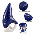 Legend Of Zelda Ocarina Instrument Alto C 12 Hole Time Hand Blue
