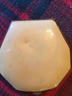 Vintage American Elgin Guilloche Rose   Enamel Art Deco Compact