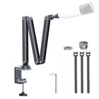 For Shure Sm7b Foldable Aluminum Alloy Microphone Boom Arm Stand With Desk Mount