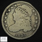 1833 Capped Bust Silver Dime 10c