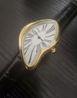 Dali Paris Crash Melting Vintage Watch Rare French Homage Irregular Dress Watch