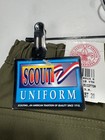 Vtg 70s Boy Scouts Official Uniform Pants Olive Green Dead Stock Waist 28