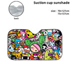 Tokidoki Cartoon Sun Visor Shade Cover Windshield Sunshade Uv Protector Car