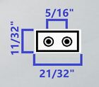 Replacement 6ft Power Cord For Vintage Solid State Tv Stereo Radio 2-prong Pin