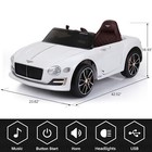 12v Bentley Electric Kids Ride On Toy Car Battery Operated W  Remote White Gift