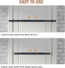 Door Security Door Bar  black - Heavy Duty  Use As Door Security Bar -door Reinf