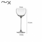 Nude Savage Pony 4 5 Oz Crystal Nick   Nora Coupe Cocktail Glasses Set Of 6