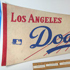 Los Angeles Dodgers 1960s Mlb Baseball Full Sized Pennant Felt Vintage