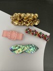 Vintage Hair Barrette    4 Of Lot