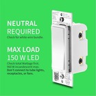 New Zooz Zen71 800lr  Z-wave Long Range  On off Switch 800 White