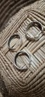 Lot Of 3 Sterling Silver 925 Adjustable Toe Rings Smooth Textured Bands