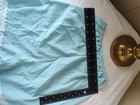 Vintage Teal And White Bloomers With Lace Accent
