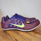 New Nike Zoom Long Jump 4 Track Shoes With Spikes Tool 415339-602 Purple Mens 13