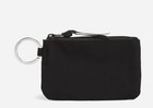 Nwt Vera Bradley Zip Id Case And Lanyard In Microfiber Classic Black