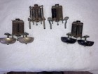 Western Electric Wooden Wall Telephone Bells Ringers Antique Old Phone Parts