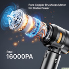 Cordless Handheld Vacuum Cleaner W  Blower  Strong Real Suction For Car And Home