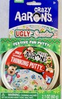 Aaron s Crazy Thinking Putty 2 1oz Ugly Sweater Christmas Stocking Slime Game