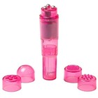 Mini Portable Small Vibrating Massage Body Tool 4 Heads Massager Pocket For W   