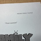 Family Guy Script Vintage Cartoons Movie Tv Production Art Animation Cels  I24