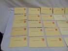  27  Vintage Blank Post Cards 1  2  3 Liberty And 4 Lincoln Postage Marks