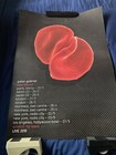 Rare  Peter Gabriel New Blood scratch My Back 2010 Tour Poster  Ex Condition