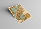 Mexico Pictorial Map 1931 Vintage Illustration Map -unframed- Art Print