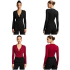 Women Bodysuit Daily Wear Leotard Wedding Romper Night Out Waterfall Clubwear
