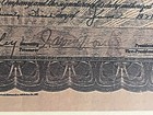 Houdini Pictures Corporation Reprinted Replica Stock Certificate  500 000
