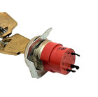  1x  4a   125vac 28vdc - 2a   250vac  On on  Spdt Key Switch Lock  2 Alike Keys 