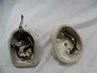Vintage Vanity Light Art Deco Porcelain  Lot Of 2