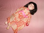 Old Ichimatsu Doll Girl In Kimono Unknown Maker