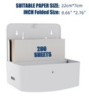 Aimeike Multifold Paper Towel Dispenser  Wall Mount  200 Sheets  White