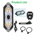 Tail Light Turn Signals Cycling Tail Light Usb Bicycle Warning Lamp With Horn