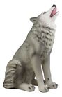 Large Howling Wolf Statue 18 h Mysterious Cries Of The Night Wolf Totem Spirit