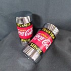1997 Coca Cola Fountain Service Salt Pepper Shakers Diner Collection 4  Nos