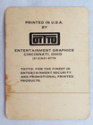 Ac dc For Those About To Rock Rare Unused Dated Japanese  w p   Backstage Pass