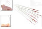 25 Pack Color-coded Size 12 Beading Needles For Crafting And Jewelry