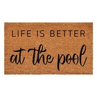  Life Is Better At The Pool Doormat 24  X 36  