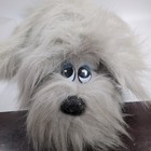 Vintage 80 s Tonka Pound Puppy Puppies Furries Plush Gray Shaggy Dog 18 