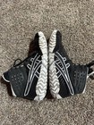 Asics Aggressor Wrestling Mens Shoes Size 6 1 2 6 5 Black White Lace Up Strap 