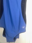 Speedo Hydro Bra Blue black One Piece Racerback Swimsuit Size 8 Regular