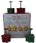 Williams Sonoma Thumbprint Cookie Cutters Gingerbread Christmas Tree Snowflake