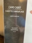 New Girls Camo Army Cadet Camouflage Halloween Costume Hat   Dress Medium 6-8