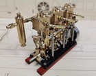 Marine Vertical Reciprocating Three-cylinder Steam Engine Model With Oil Cup