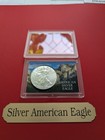 1 Pc Coin Set - 1 Oz Silver Eagle 999 Fine Bu Us Mint Display