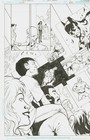 Jla Original Art 2x   Double Page Splash   Superman Batman Flash Firestorm Atom