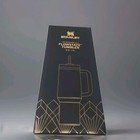  new  Stanley Deco Collection Gloss Black The Flowstate Quencher 40oz Tumbler